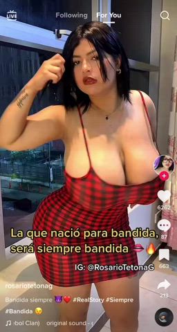 big tits huge tits latina gif