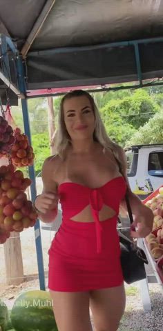 boobs public tits gif