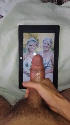 big dick cum cumshot jerk off tribute twins wedding gif