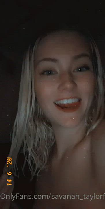 Blonde Cute Teen gif