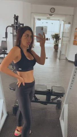 Bubble Butt Dani Gym gif