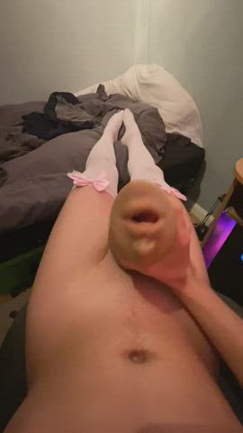 femboy fleshlight knee high socks femboys gif