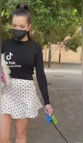 Candid Skirt Upskirt gif