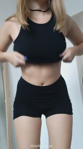 teen tits titty drop on-off gif