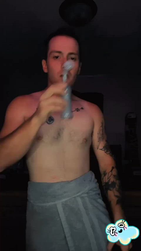 smoking solo tattooed gif