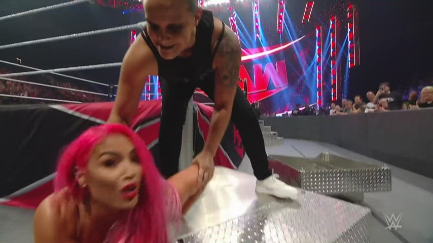 Rough Screaming Wrestling gif