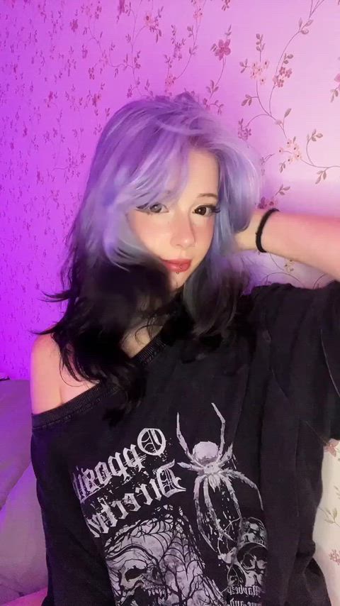 ahegao cute egirl fansly horny onlyfans petite gif