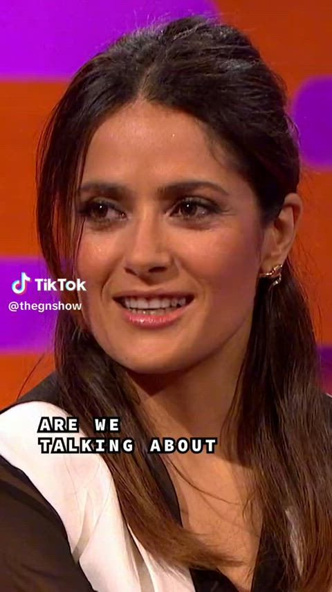 big tits dirty talk latina salma hayek talking dirty gif