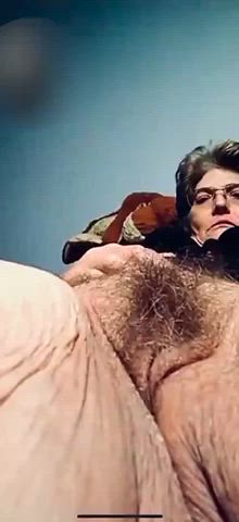 hairy hairy ass hairy pussy mature gif