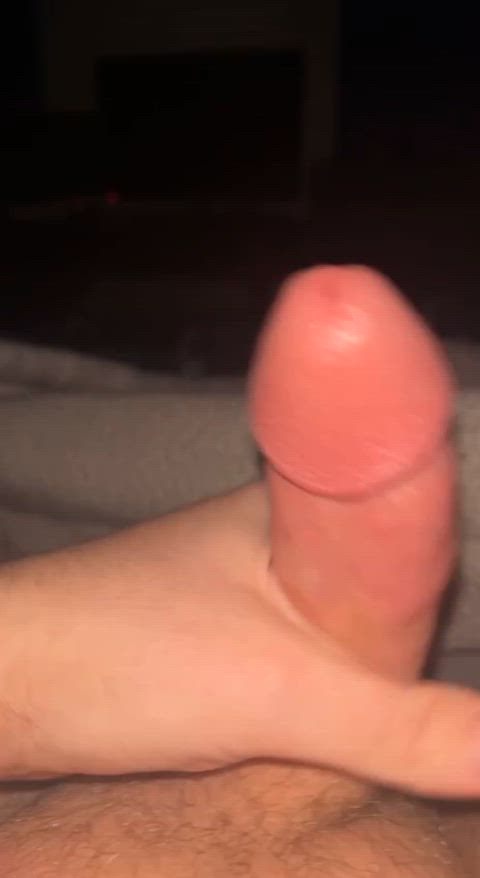 My teen cock cumming😉