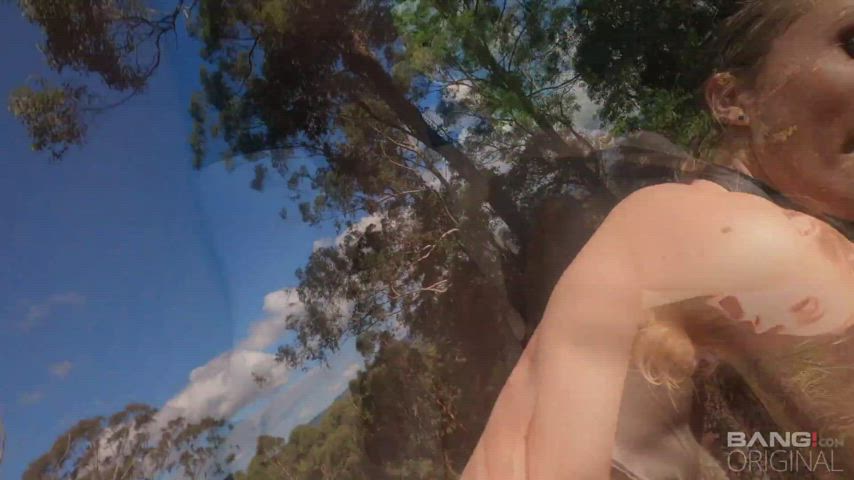 Blonde Blue Eyes Cum Cum In Mouth Cumshot Facial gif