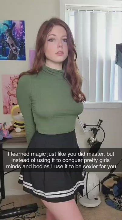 Caption Hypnosis Teen gif