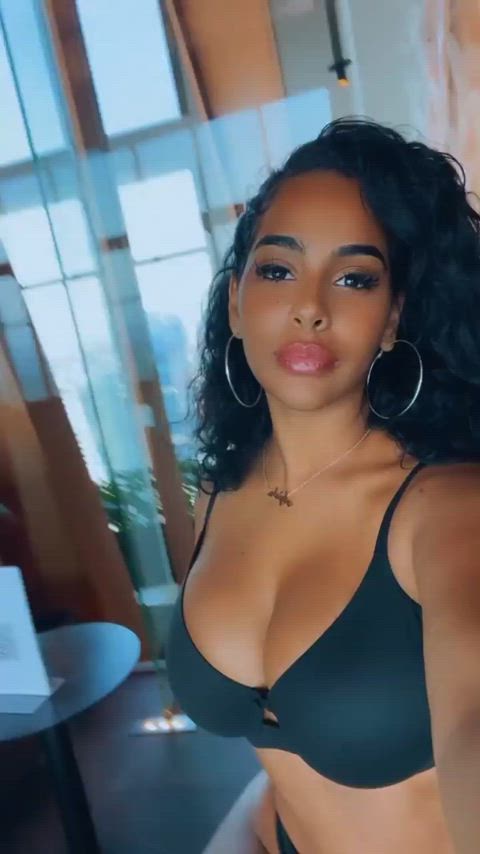 cute dominican ebony gif