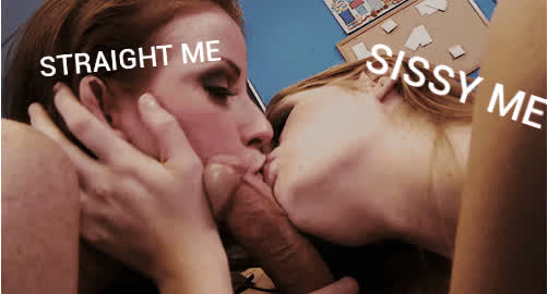 Blowjob Caption Sissy gif