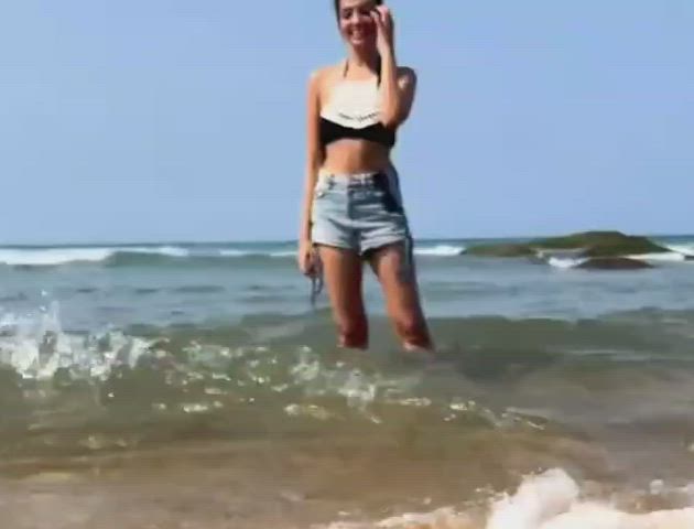 beach desi hotwife indian legs sensual tamil gif