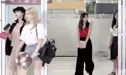Sana going for the fan letters.