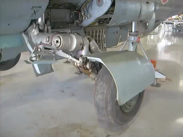 Mig-23 landing gear kinematics