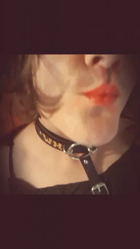 I love being a collared and submissive little sissy whore! 💋