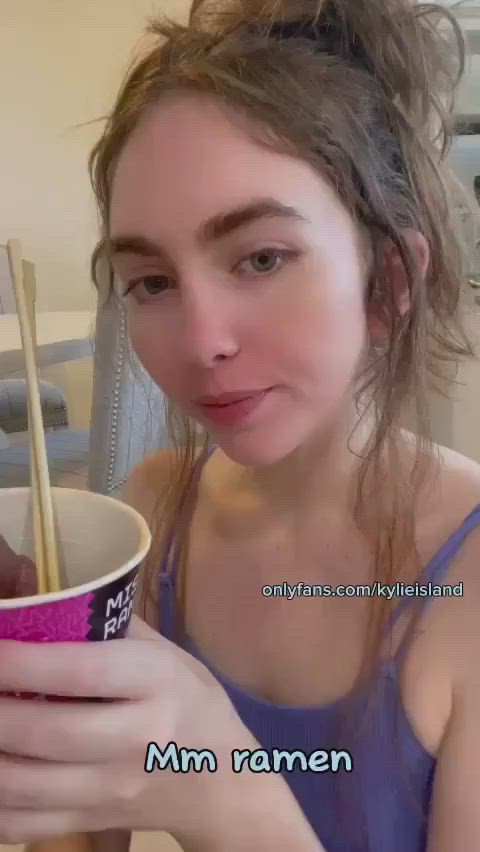 blowjob food fetish kitchen table onlyfans gif