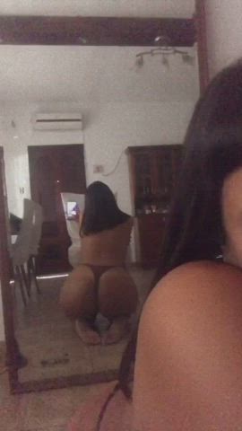 Ass Big Ass Brunette Latina Panties gif