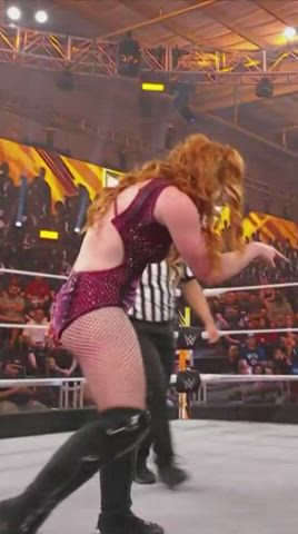 ass babe big ass goth pale pawg redhead thick wrestling gif