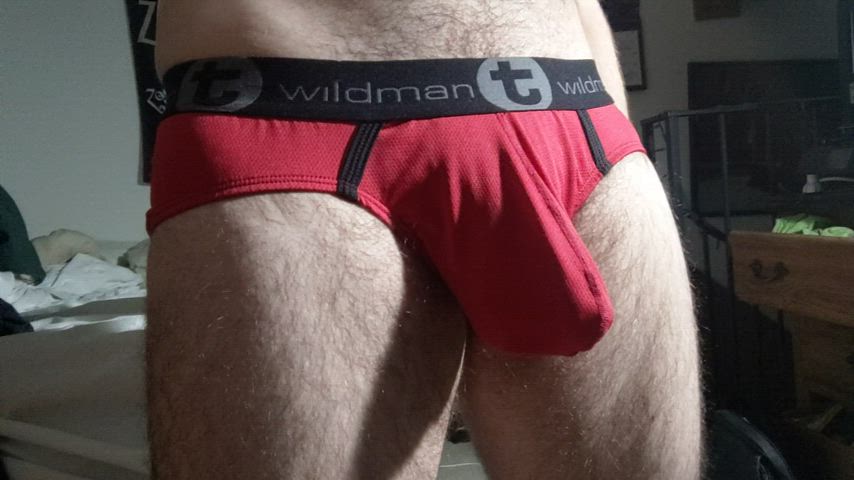 Balls Cock Exhibitionist Underwear gif