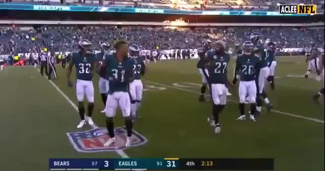 Eagles DBs Electric Slide