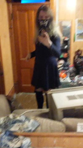 I got a new dress, what do you want me to do with it?