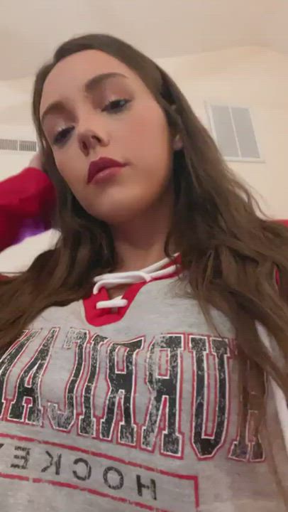 Big Tits Brunette Busty gif