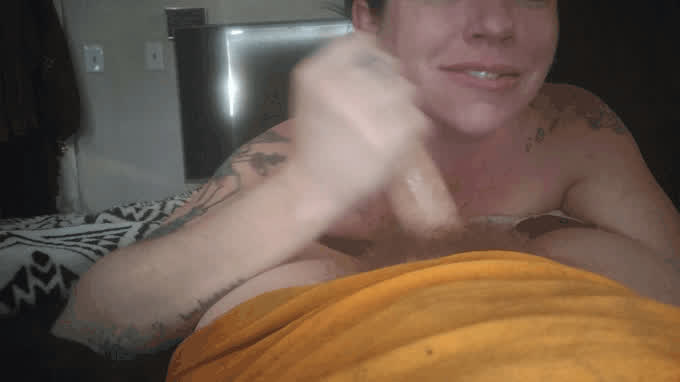 Blowjob Handjob Homemade Real Couple Sucking Tattoo gif