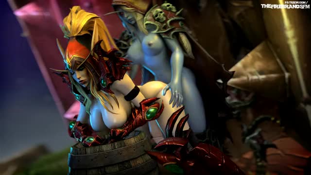 Sylvanas and Valeera Futanari