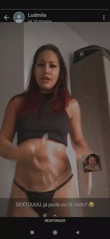 dancing panties redhead gif