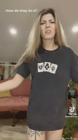 Blonde Dancing Girls Teen TikTok gif