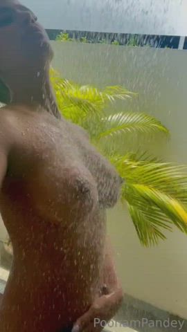 big tits bollywood desi indian natural tits onlyfans poonam pandey pussy shower gif