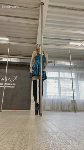 dancing high heels pole dance gif