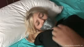 BDSM Blonde Bondage gif