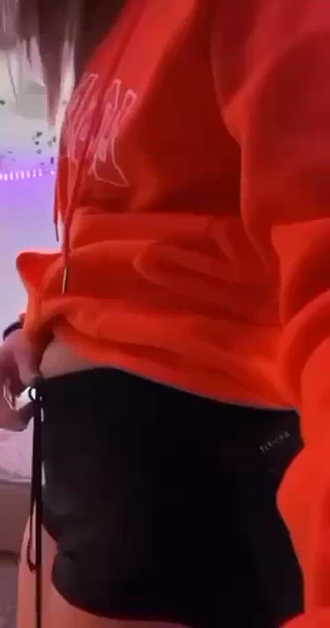 amateur babe booty solo tease teen tiktok tits gif