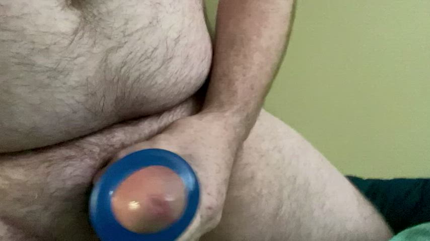 chubby cock cum cumshot jerk off male masturbation gif