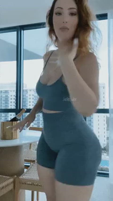 ass big ass bubble butt fitness leggings slimthick thick gif