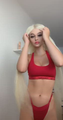 ass blonde tits gif