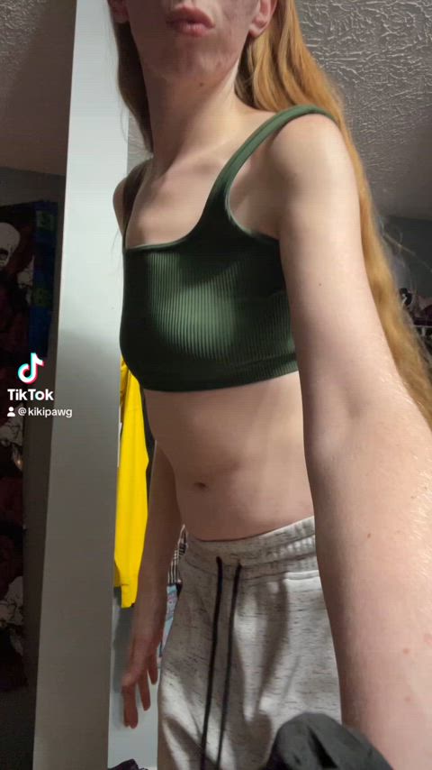 clothed sports bra tiktok gif