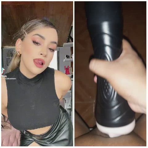 babecock celebrity cock fleshlight masturbating mexican tiktok tribbing tribute gif