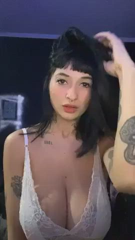 Big Tits Tattoo Tits gif