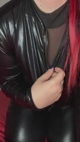 boobs catsuit tits gif