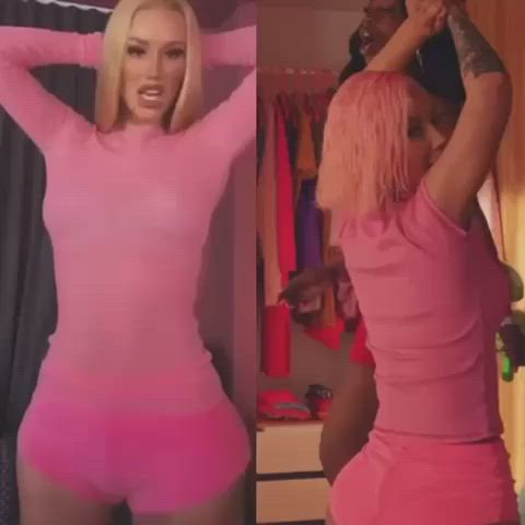 I wanna see Iggy’s big dick and balls flop around as she twerks