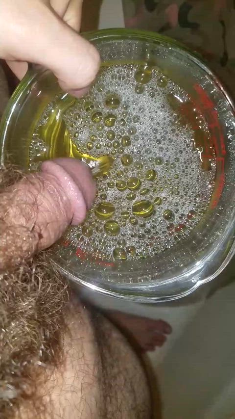 amateur bear cock hairy homemade pee peeing piss pissing pubic hair gif