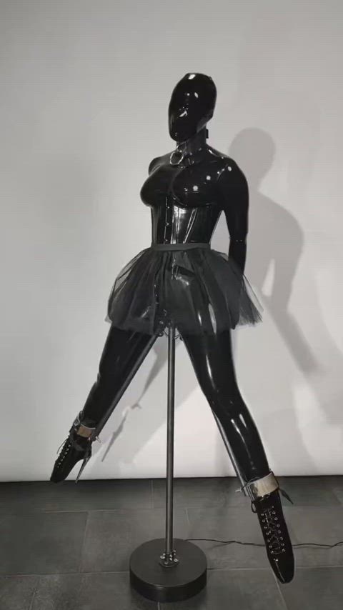 bdsm bondage latex rubber gif