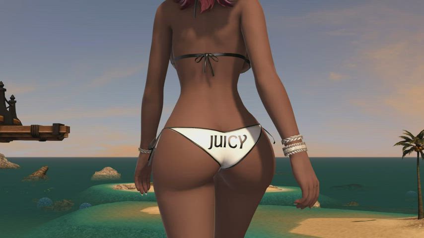 ass beach bikini gif