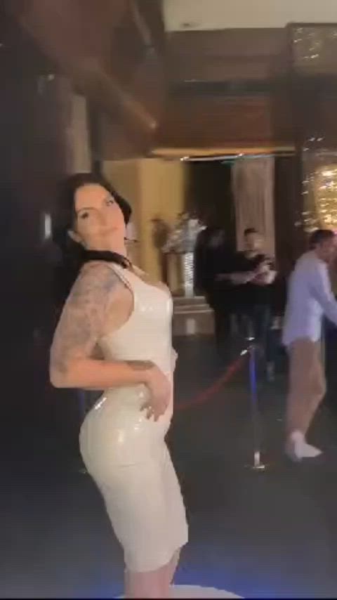 latex sexy tight gif