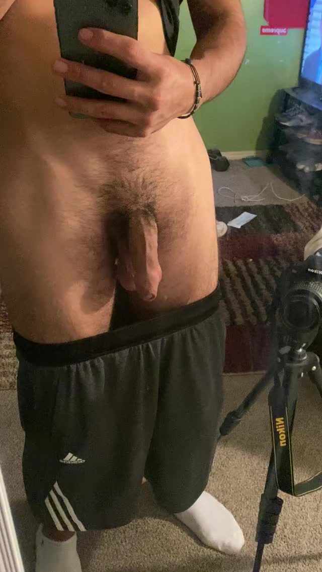 Swinging my Soft Cock